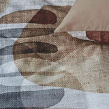 Bedding House Broc Natural Cotton Quilt Cover Set Queen V442-HIN-QUILTCS-BROC-NATURAL-QS