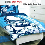 Disney Star Wars Quilt Cover Set Queen V442-CAP-QUILTCS-STARWARS-BLUE-QS