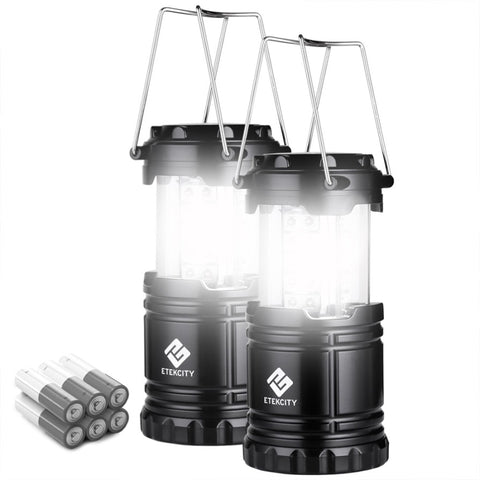 Etekcity Lantern Camping Lantern - 2 Pack - Black V398-EKCL10-2P