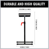 Foldable Roller Support Stand Adjustable Bench Holder 67-110cm Heavy Duty Steel V465-59155