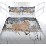 Just Home Winter Gallop Quilt Cover Set Double V442-LDE-QUILTCS-WINTERGALLOP-GREY-DS