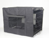 YES4PETS 42' Portable Foldable Dog Cat Rabbit Collapsible Crate Pet Cage with Cover Mat V278-CR42-W-COVER-BK-MAT