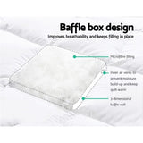 Giselle Bedding Mattress Topper Pillowtop Protector Pad Double TOPPER-PT-D