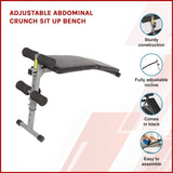 Adjustable Abdominal Crunch Sit Up Bench 799447