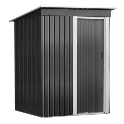 Giantz Garden Shed 1.62x0.86M Sheds Outdoor Storage Tool Workshop House Shelter Sliding Door SHED-FLAT-3X5-AB