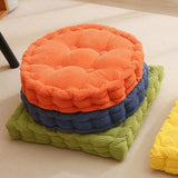 SOGA 2X Orange Round Cushion Soft Leaning Plush Backrest Throw Seat Pillow Home Office Decor ROUNDCU96X2