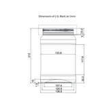 32x 2.5L Wide Mouth Plastic Jars and Lids Black - Empty Protein and Powder Tubs V238-SUPDZ-40409972736080