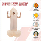 WILLY Fancy Dress Inflatable Suit -Fan Operated Costume 717745