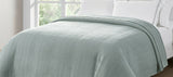Organic Woven Herringbone Grey Blanket 228 x 228 cm V262-CI-STK-569WBG
