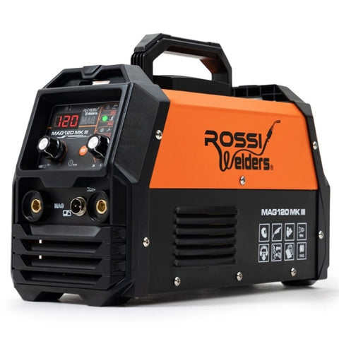 ROSSI 120 Amp Inverter Welder, 3in1 Portable MMA ARC /MIG Gasless /Lift-TIG Welding Machine, 15A V219-TOLWDRROCM12