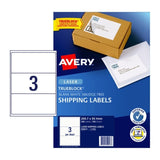 AV Laser Label L7155 3Up Pk100 DS-AV959013