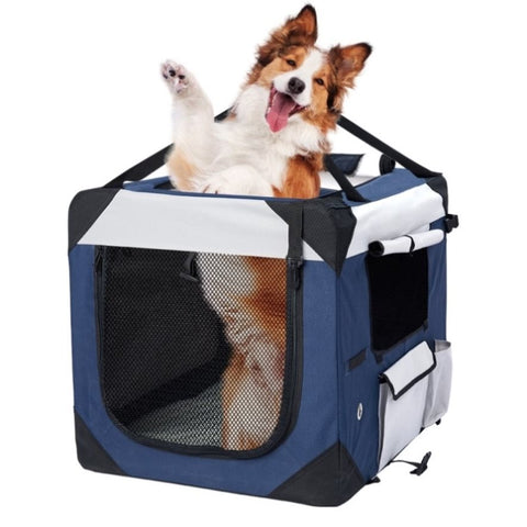 Pet Carrier Bag Dog Puppy Spacious Outdoor XXL XX-Large PT1046-XXL-BL