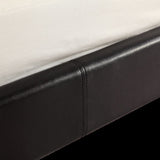 King PU Leather Bed Frame Black V63-761275