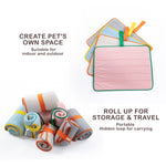 Pet Dog Cooling Mat Non-Slip Travel Roll Up Cool Pad Bed Outdoor M PINK V274-PET-BH-COOLMAT-M-PK