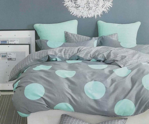 Circles Super King Size Duvet Quilt Duvet Cover Set V493-MSK-415