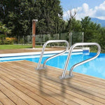Swimming Pool Hand Rail Step Grab Rail 76.2x55.8cm with Drill Bit V63-837321