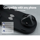Devanti 4-in-1 Wireless Charger Dock Multi-function Charging Station for Phone WC-A-063-BK