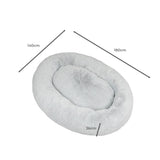 TheNapBed 1.8m Human Size Pet Bed Fluffy Grey PT1165-GY