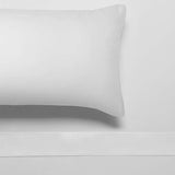 Accessorize White Piped Hotel Deluxe Cotton Sheet Set Queen V442-HIN-SHEETS-HOTELPIPED-WHITE-QS