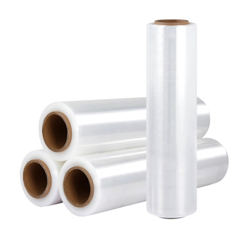 500mm x 400m Stretch Film Pallet Shrink Wrap 4 Rolls Package Use Plastic Clear SF-50X400-4-TP