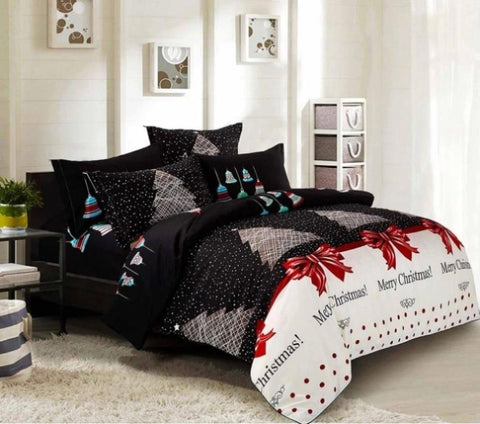 Merry Double SizeChristmas Quilt/Duvet Cover Set V493-MD-259