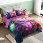 Kaie Floral Quilt Cover Set - Queen Size V493-SM-Q-07