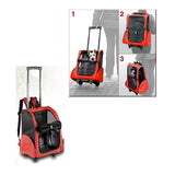 Dog Pet Safety Transport Carrier Backpack Trolley V63-793955
