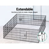 i.Pet 2x30" 8 Panel Dog Playpen Pet Fence Exercise Cage Enclosure Play Pen PET-DOGPLAYPEN-30X2