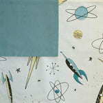 Jelly Bean Kids Rocket Boy Chambray Quilt Cover Set Double V442-INT-QUILTCS-ROCKETBOY-CHAMBRAY-DS