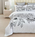 Viene Floral Quilt Cover Set - Queen Size V493-SM-Q-16