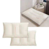 Twin Pack Pearl Protein & Latex Skin Friendly Standard Pillows 48 x 74 cm V442-ATX-PILLOW-TWINPEARLLATEX-NATURAL-ST