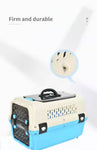 YES4PETS Large Dog Cat Crate Pet Rabbit Carrier Travel Cage With Tray & Window Blue V278-BP272-L-CAGE-BLUE