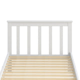 Levede Wooden Bed Frame Single Size Mattress Base Timber White BF1034-S-WH
