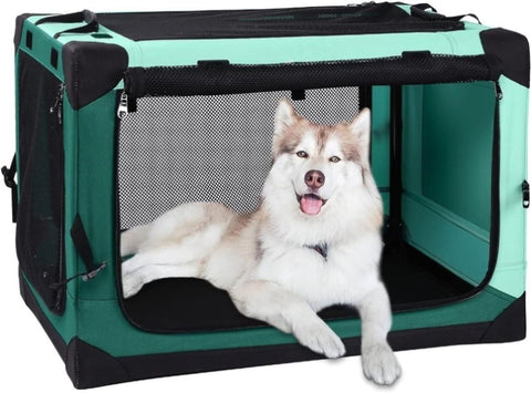 4-Door Dog Soft Crate Portable, Steel Mesh V178-26061