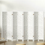 Artiss 8 Panel Room Divider Screen 325x170cm Clover White RD-4016-8P-WH