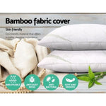 Giselle Bedding Memory Foam Pillow Bamboo Twin Pack BAM-SHED-PILLOWX2