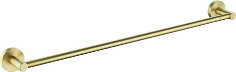 Luxurious Brushed Gold Stainless Steel 304 Towel Rack Rail - Single Bar 800mm V549-80SSSGLTOWGOLD