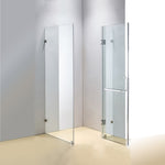 1000 x 700mm Frameless 10mm Glass Shower Screen By Della Francesca V63-831091