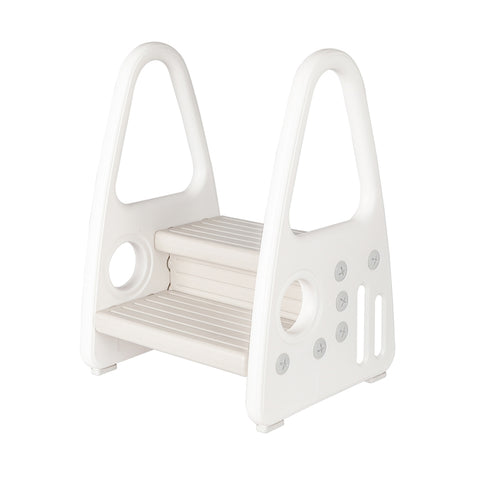 Levede Toddler Step Stool Ladder Tower KD1079-WHGY