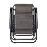 Gardeon Zero Gravity Chair Folding Outdoor Recliner Adjustable Sun Lounge Camping Beige FF-ZGC-BE