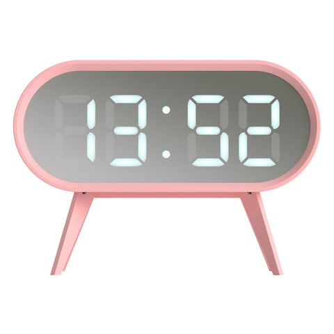 Newgate Space Hotel Cyborg Led Alarm Clock Pink V398-NGSH-CYBO-S1-PK