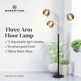 Sarantino Adjustable 3-Arm Arc Lamp LMP-MLM-50436