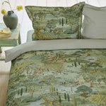 PIP Studio Toscana Green Cotton Quilt Cover Set Queen V442-HIN-QUILTCS-TOSCANA-GREEN-QS