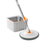 Cleanix Clean Sewage Separation Mop Rotary Hand-Wash-Free Flat Suction Orange white V360-ZC-CLSM0000-OW