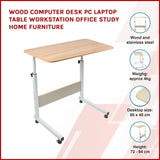 Wood Computer Desk PC Laptop Table Workstation Office Study Home Furniture 836271