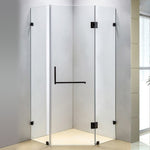 1000 x 1000mm Frameless 10mm Glass Shower Screen By Della Francesca V63-822171