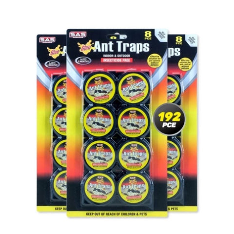 SAS Pest Control 192PCE Ant Traps Fast Acting Indoor/Outdoor Disposable V293-266357-192