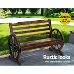 Gardeon Wooden Garden Bench Seat Outdoor Furniture Wagon Chair Patio Lounge ODF-B-WAGON-CC