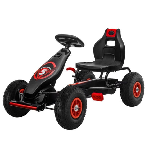 Kahuna G18 Kids Ride On Pedal Powered Go Kart Racing Style - Red CAR-G18-RD