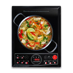 EuroChef Electric Induction Cooktop Portable Kitchen Cooker Ceramic Cook Top V219-COOK-ER110
